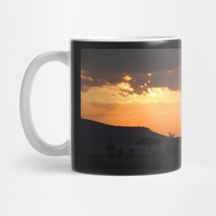 Dry Season Sunset, Serengeti National Park, Tanzania Mug